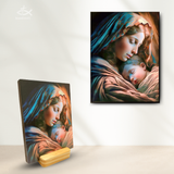  Tranh Gỗ Đức Mẹ Style AI2 