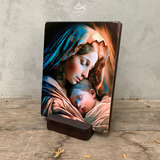  Tranh Gỗ Đức Mẹ Style AI2 