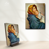  Tranh Gỗ Đức Mẹ Nuôi Dưỡng M1 