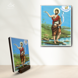  Tranh Gỗ Thánh Gioan Baotixita - Hình Ảnh Vị Tiền Hô Của Chúa 