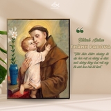  ranh Gỗ Thánh Antôn - Tranh Công Giáo Thiêng Liêng 