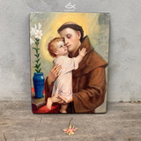  ranh Gỗ Thánh Antôn - Tranh Công Giáo Thiêng Liêng 