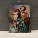  Tranh Gỗ Thánh Giuse - Biểu Tượng Khiêm Nhường & Bảo Trợ Gia Đình 