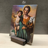  Tranh Gỗ Thánh Giuse - Biểu Tượng Khiêm Nhường & Bảo Trợ Gia Đình 