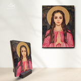  Tranh Gỗ Thánh Maria Goretti 