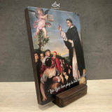  Tranh Gỗ Thánh Vinh Sơn - Vị Thánh Của Lòng Bác Ái 