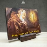  Tranh Gỗ Thánh Piô - Vị Thánh Mang Năm Dấu Thánh 