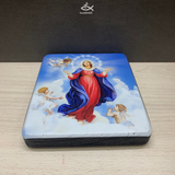  Tranh Gỗ Đức Mẹ Hồn Xác Lên Trời M3 