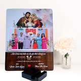  Quà kỷ niệm ngày cưới tranh gỗ tranh Công Giáo đẹp kỷ niệm hôn phối 