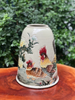 Lọ hoa họa tiết đôi kê nổi kích thước 26cm