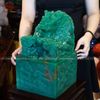  Quà Tặng Cao Cấp Ấn Rồng Ngọc Thạch Anh Xanh kích thước 23x23x40cm 