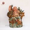Tượng Di Lặc Tứ Linh hội tụ men rạn cao 68cm