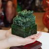 Quà Tặng Cao Cấp Ấn Rồng Ngọc Bích kích thước 8x8x10cm