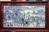 Tranh sứ Bát Tràng họa tiết vinh quy bái tổ kích thước 127cm x 78cm