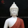  Tượng Thích Ca Mâu Ni ngồi tĩnh tâm bằng sứ nâu đỏ ngồi hoa sen cao 36cm - 40cm 