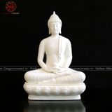  Tượng Thích Ca Mâu Ni kiểu Thái Lan gốm sứ trắng cao 50cm 