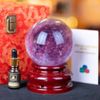  Quà Tặng Sếp Quả Cầu Phong Thủy đá thạch anh tím đường kính 9,4cm 