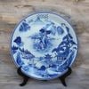 Đĩa cảnh sơn thủy họa tiết vẽ tay đường kính 72cm | quà tặng cao cấp