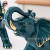  Tượng voi chiêu tài hút lộc may mắn bình an cao 24cm-33cm 