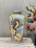 Lọ hoa Bát Tràng vẽ tay thủ công họa tiết chim mùa thu kích thước 38cm