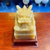  Quà Tặng Cao Cấp Ấn Rồng Ngọc Hoàng Long kích thước 15x15x21,5cm 