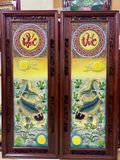  Tranh gốm sứ phúc đức Lý ngư kích thước 139cm x 50cm 
