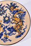 Mâm bồng rồng số 3 phi 27 men hoàng thổ bóng