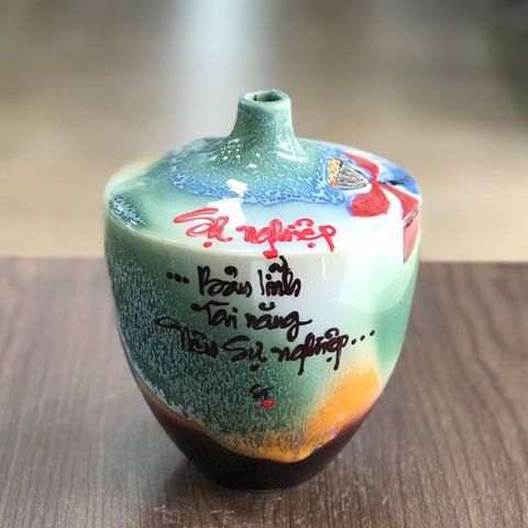 Bình Ngũ hành cát tường, vai vuông S1