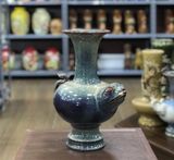 Bình hoa con giáp men hỏa biến h39