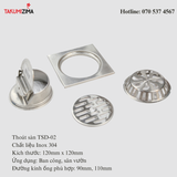 Phễu thoát sàn ban công, sân vườn TSS-02