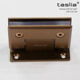 Bản lề cửa kính cabin tắm kính - tường 90 độ màu vàng hồng