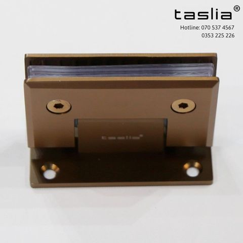 Bản lề cửa kính cabin tắm kính - tường 90 độ màu vàng hồng