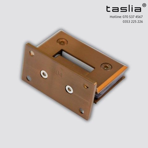 Bản lề cửa kính cabin tắm kính - tường 90 độ màu vàng hồng