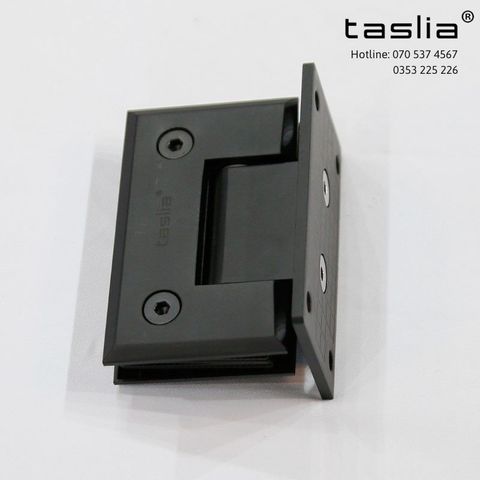 Bản lề cabin tắm kính tường 90 độ màu đen lỳ