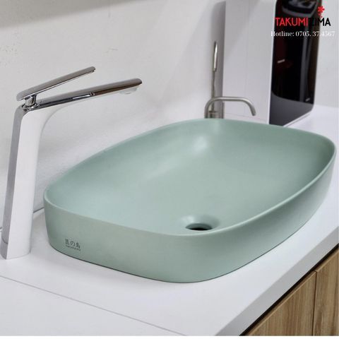 Chậu rửa dương bàn men mờ BS-230MBL-F