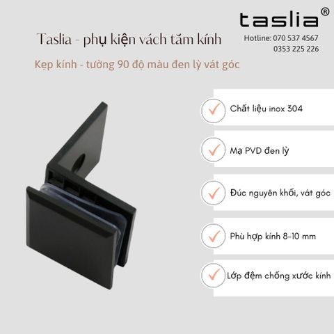 Kẹp kính tường 90 độ - Phụ kiện vách tắm kính