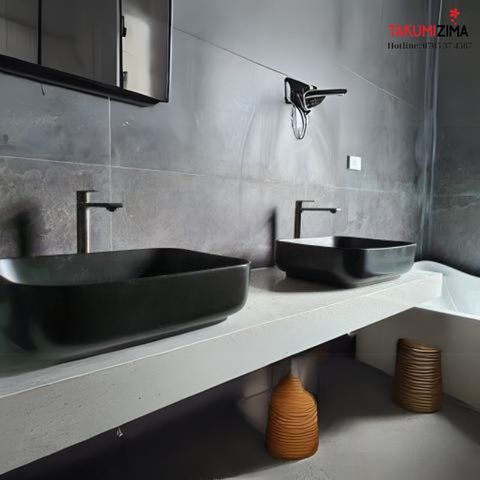 Chậu rửa (Lavabo) dương bàn men mờ BS-228MB-F