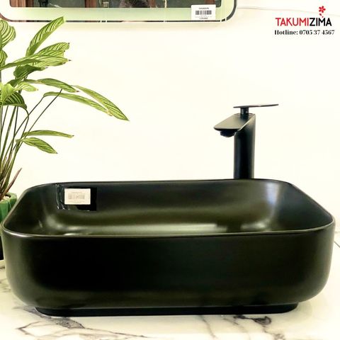 Chậu rửa (Lavabo) dương bàn men mờ BS-228MB-F