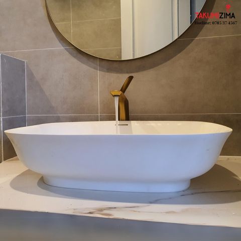 Chậu rửa dương bàn Solid Surface BSS-337