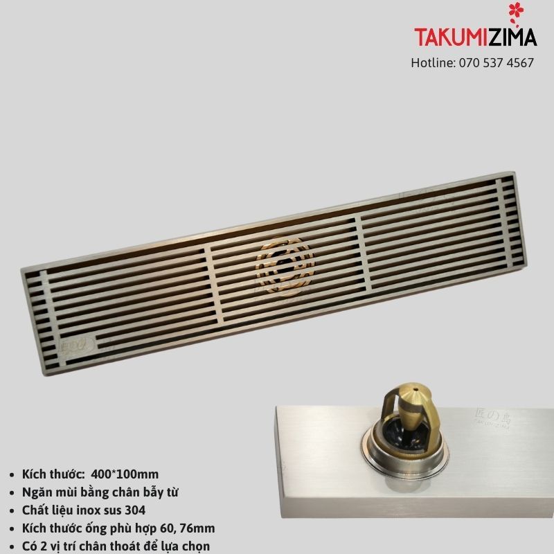 PHỄU THOÁT SÀN DÀI NGĂN MÙI TAKUMIZIMA TS-703-4