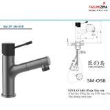 Vòi chậu (vòi lavabo) dạng thấp SM-05B