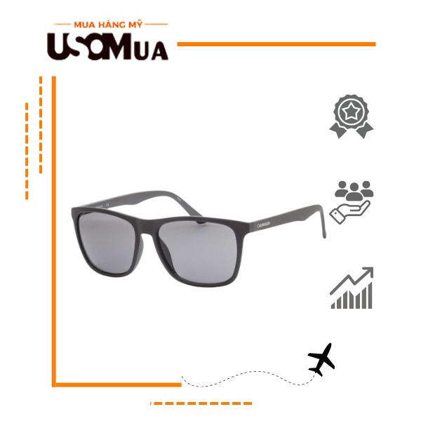 Kính CALVIN KLEIN Grey Pilot Ladies Sunglasses CK20121S-001, Size 57-17-140mm