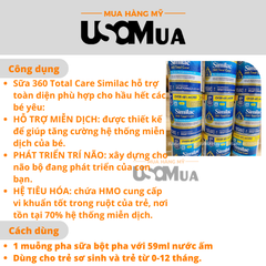 Sữa ABBOTT Similac 360 Total Care Infant Formula With Iron, 0-12m