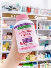 Viên Uống Hair, Skin & Nails NATURE'S BOUNTY Extra Strength With Biotin 5000mcg