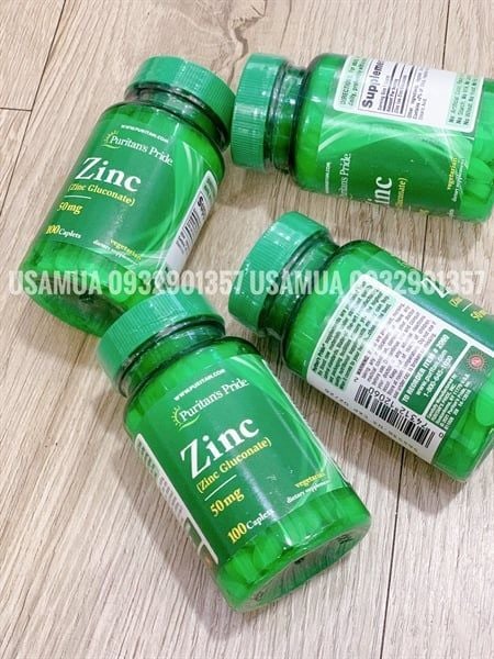 Viên Uống PURITAN'S PRIDE Zinc Gluconate 50mg
