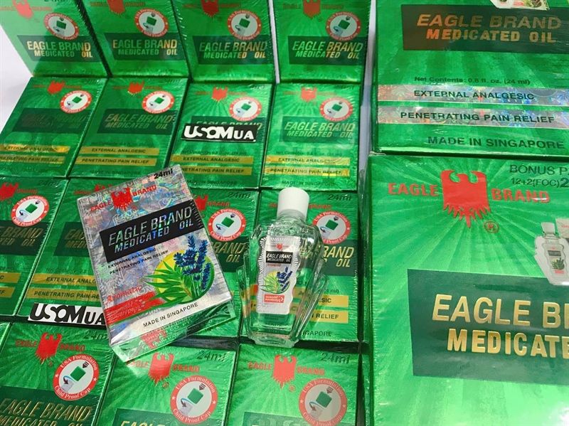Dầu Gió Trắng EAGLE BRAND Medicated Oil