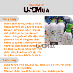 Nước Rửa Bình Sữa & Chén Dĩa BABYGANICS