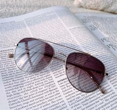 Kính CALVIN KLEIN Grey Pilot Ladies Sunglasses CK20121S-001, Size 57-17-140mm