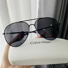 Kính CALVIN KLEIN Men's Black Aviator CK19314S-001, Size 60mm