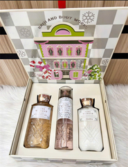 Set 3 Món BATH & BODY WORKS Pure Wonder Sữa Tắm 295ml + Body Mist 236ml + Lotion 236ml